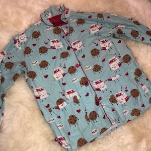 PJ Salvage 2 piece flannel set